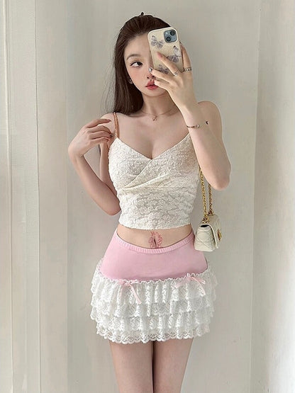 Sweetheart Lace Ballet Skirt