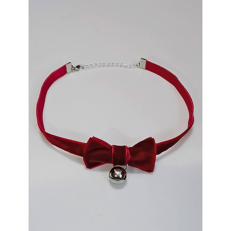 Kawaii Lolita Knot Bow Bell Choker