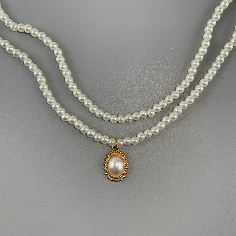 Collier de perles de luxe vintage
