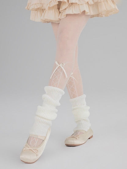 Sweet Lolita Lace Bow Tights