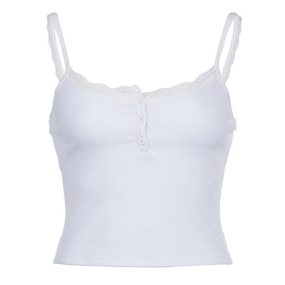 Simple White Camisole Top