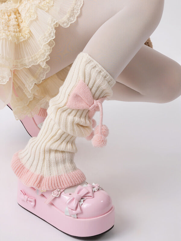 Lolita Bow Leg Warmers