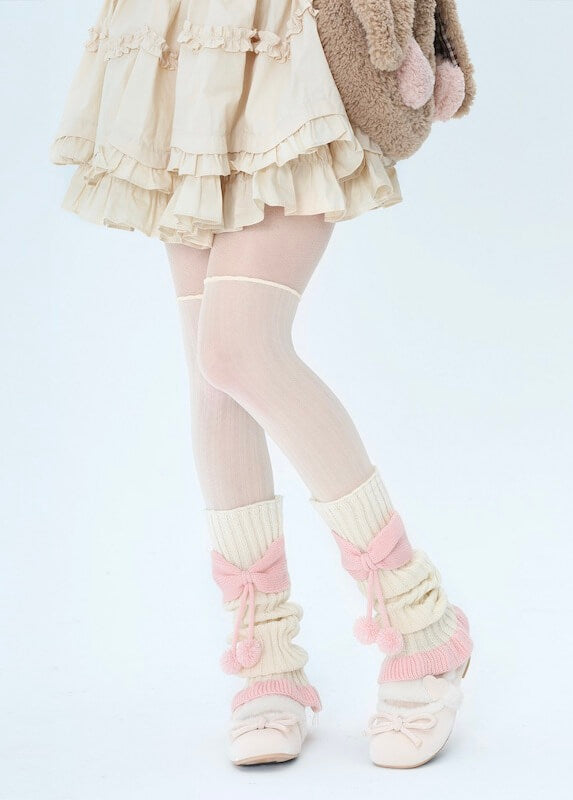 Lolita Bow Leg Warmers