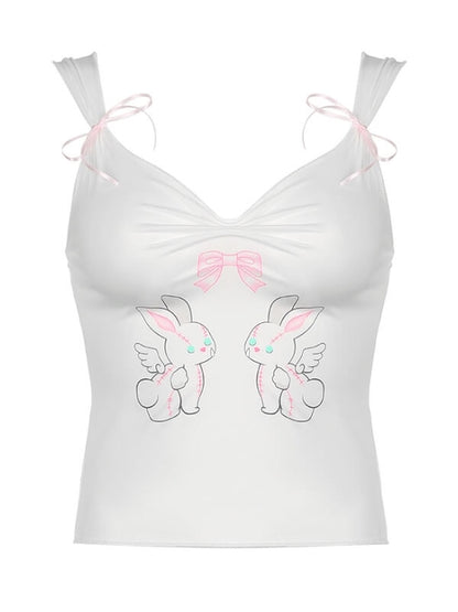 Kawaii Bunny Bow Camisole