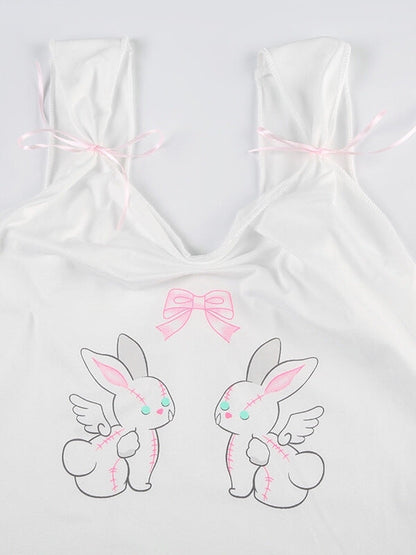 Kawaii Bunny Bow Camisole