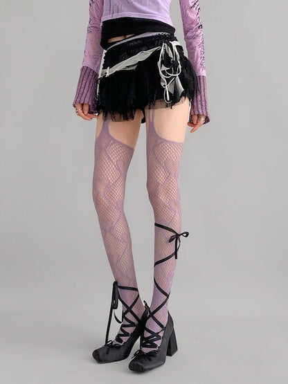 Sweet Heart Suspender Tights