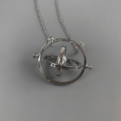 Rotating Planet Necklace