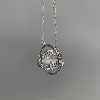 Rotating Planet Necklace