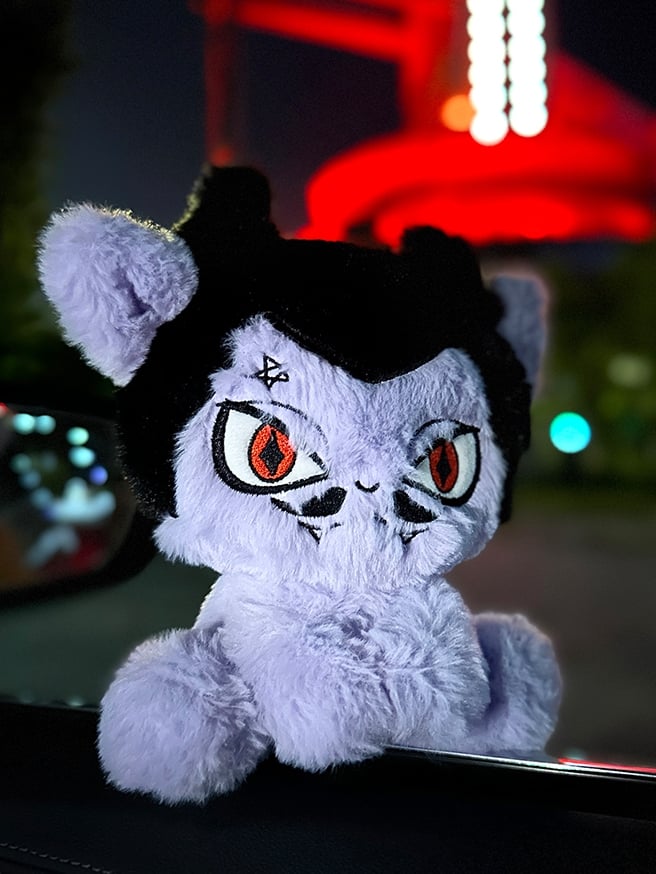 Black and Purple Gothic Plushie