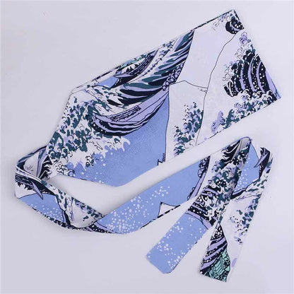 Aesthetic Print Lace Up Hanfu Waistband