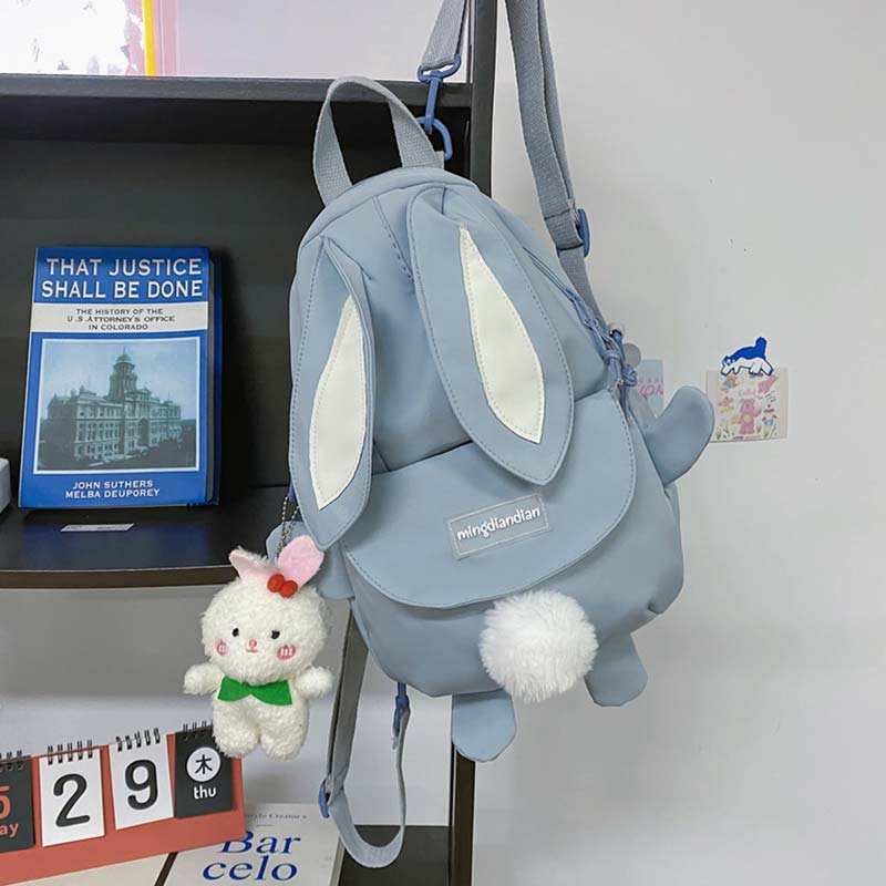 Niedlicher Rucksack mit Cartoon-Hasenohren