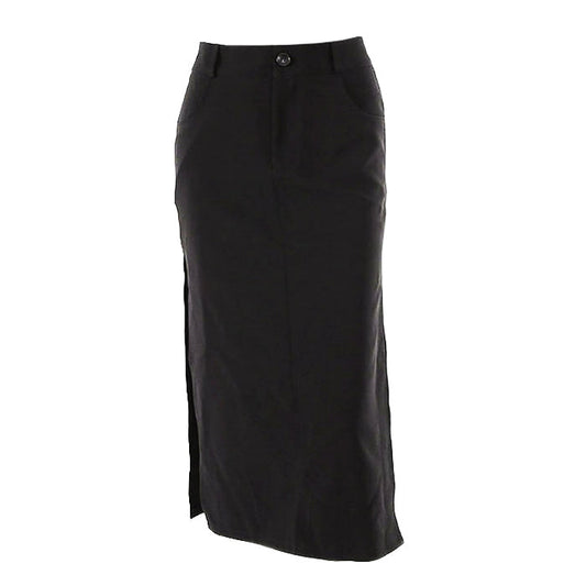 Dark Elegant Black Skirt