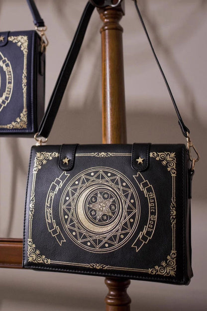 Lolita Star Moon Print Crossbody Bag