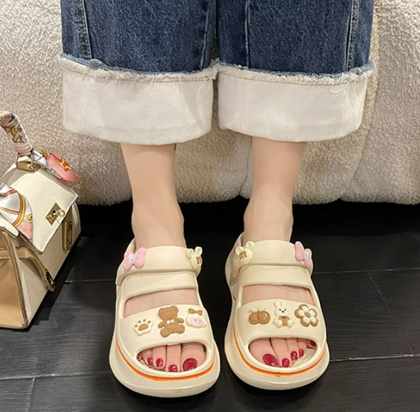 Kawaii Home Wear Bunny and Bear Sandals ON873 Wonderland Case