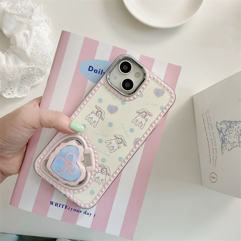 Kawaii Heart Mirror Phone Case Wonderland Case