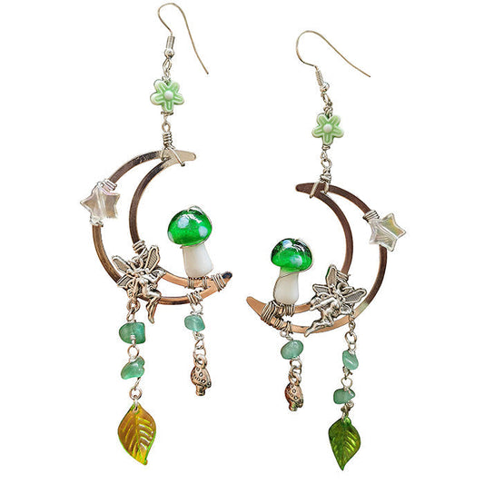 Forest Fairy Mushrooms Earrings