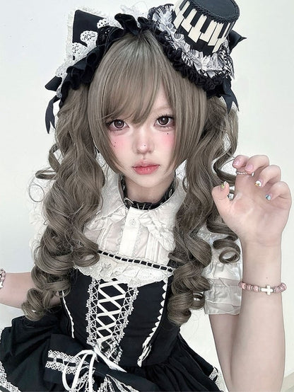 Ponytail Wig Clips 30CM Claw Synthetic Length With Brown Double Long