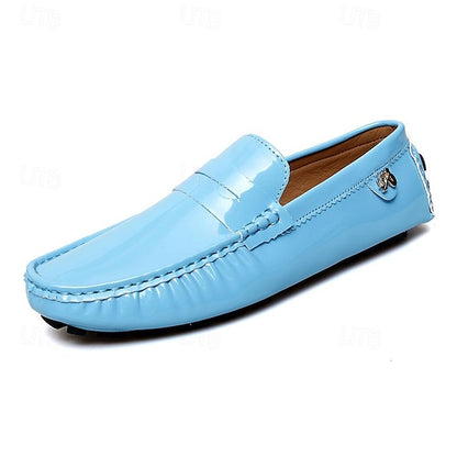 Penny PU Men's Loafers Leather Driving Slip-Ons