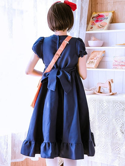 Halloween Costume Dark Blue Dress