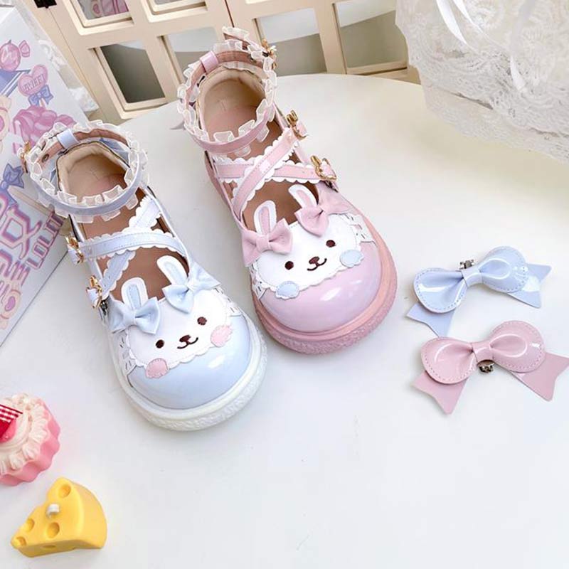 Kawaii Bunny Lolita Mary Janes Shoes