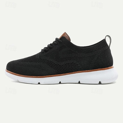 Casual - Lightweight Breathable Sneakers Knit Men's Walking