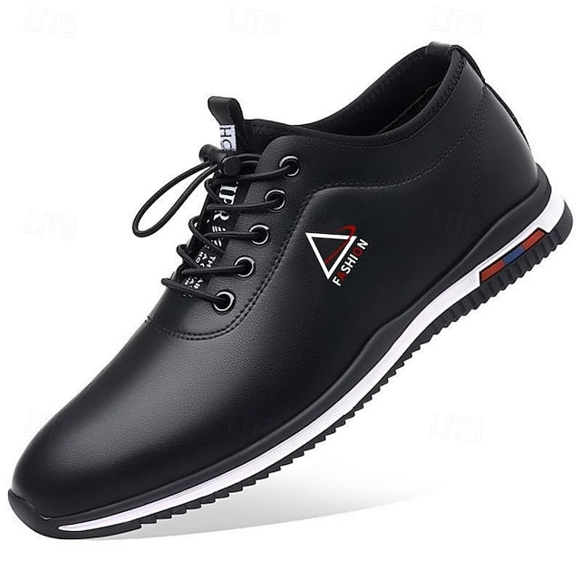 Men's Black Sports – Trendy and Lace-Up Sneakers White