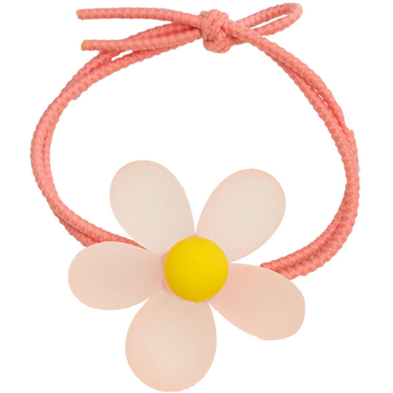 Flower Soft Candy Color Tie Head Rope - Pink Wonderland Case