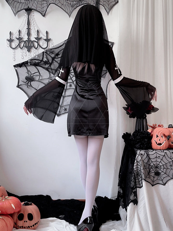 Halloween Black Dark Dress Costume