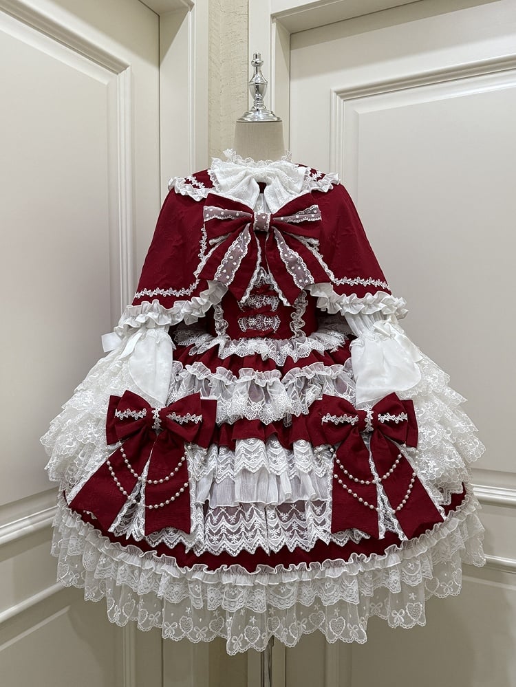 Red Cape / Pink Black Blue