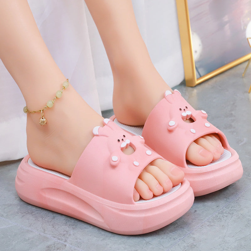 Women'S Wear Resistant Home Slippers, Non-Slip Thick Bottom Sandals,  Suitable For Dormitories, Wide Occasions, Summer New Models | SHEIN USA