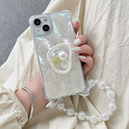 Pearl White iPhone Case