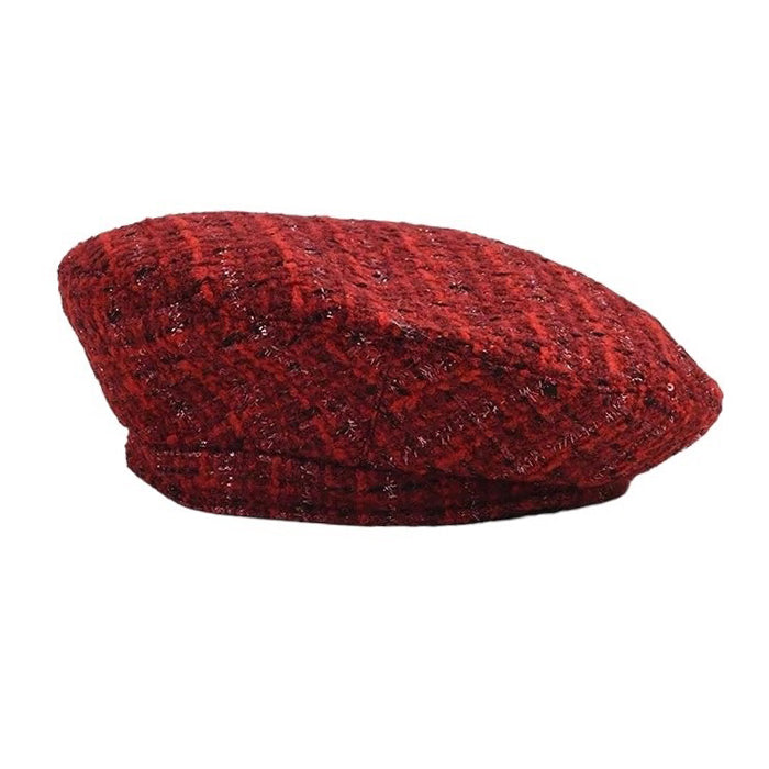 Elegant Tweed Beret