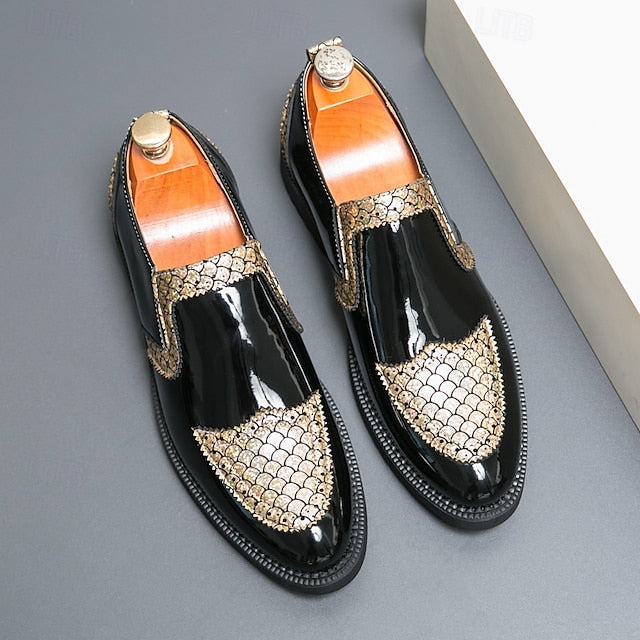 Slip-Ons Leather Loafers Men's PU Breathable