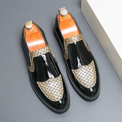 Slip-Ons Leather Loafers Men's PU Breathable