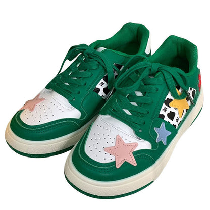 Star Dark Green Sneakers