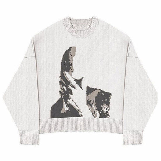 Soft Chic Grey Sweater