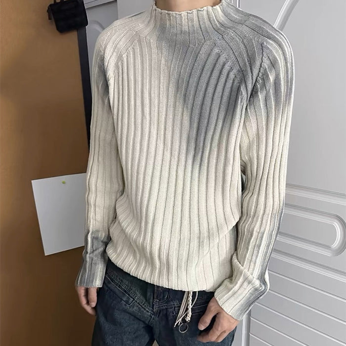 Casual Washed Knit Sweater