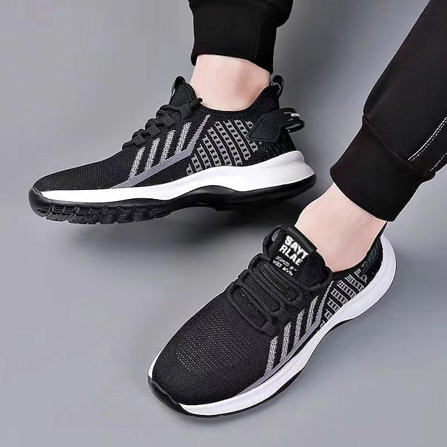 Casual Men's Look Shoes Flyknit Sporty Sneakers