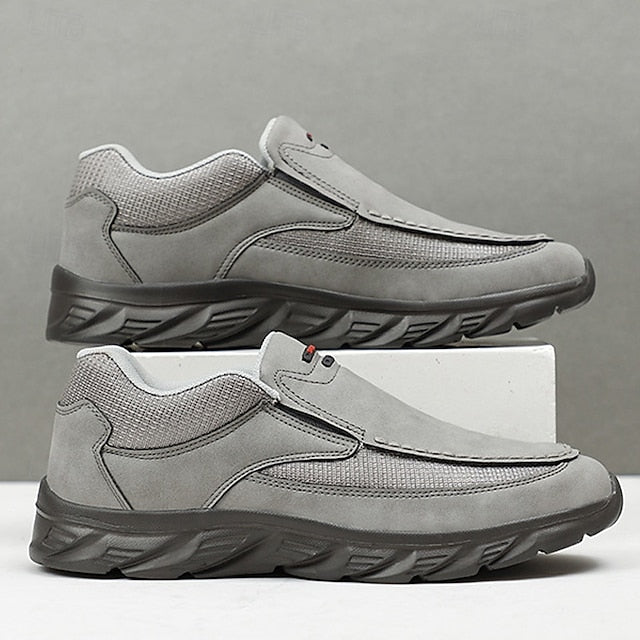 – Slip-On Loafers Suede Men's Lightweight