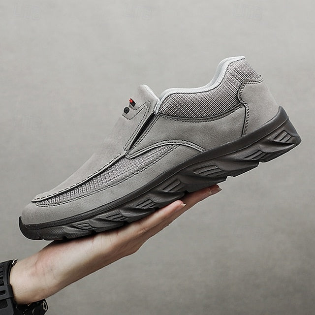 – Slip-On Loafers Suede Men's Lightweight