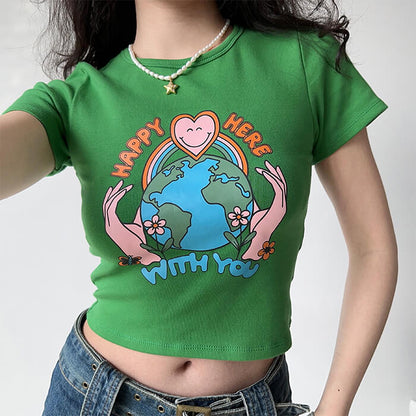 Green Earth Crop Top