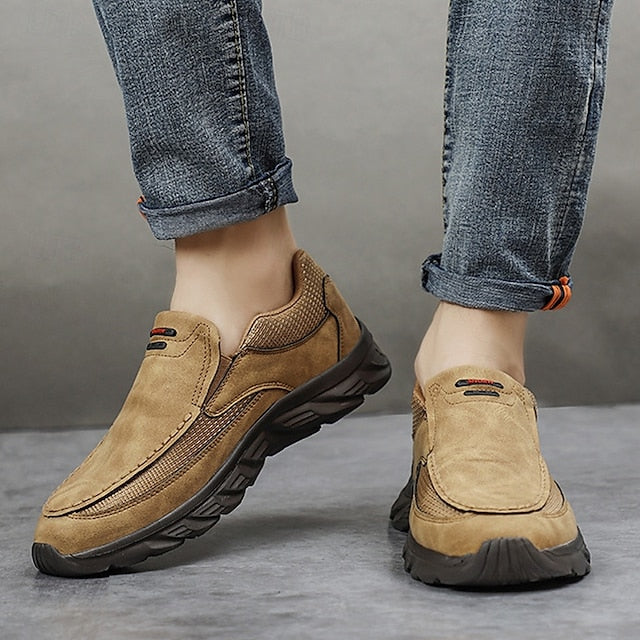 – Slip-On Loafers Suede Men's Lightweight