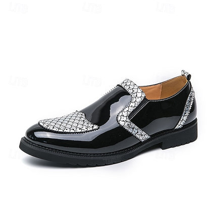 Slip-Ons Leather Loafers Men's PU Breathable
