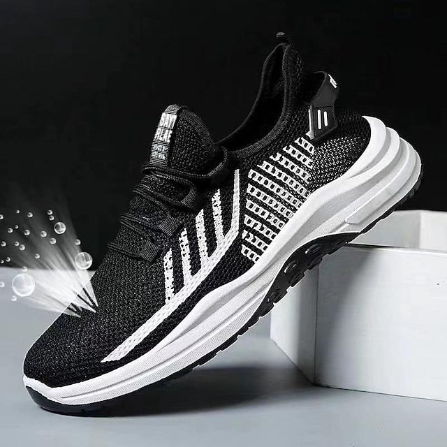 Casual Men's Look Shoes Flyknit Sporty Sneakers