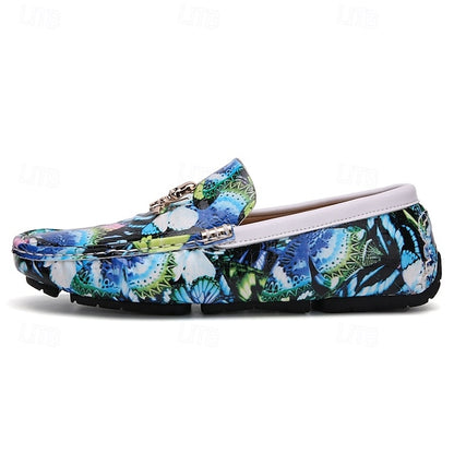 PU Winter Slip-Ons Fleece Loafers Boots lined Men's