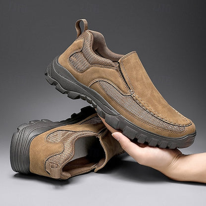 Maroon Slip-On Stylish Perforated Design Sandals with Men's