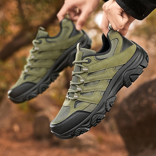 Lightweight Sneakers Men's - Outdoor Beige Hiking