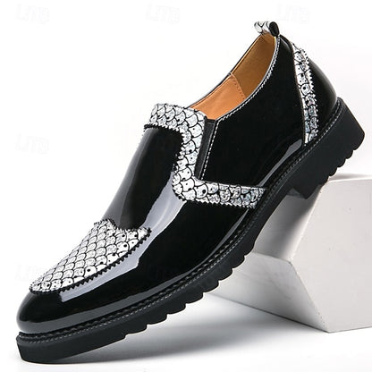 Slip-Ons Leather Loafers Men's PU Breathable