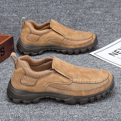 Maroon Slip-On Stylish Perforated Design Sandals with Men's