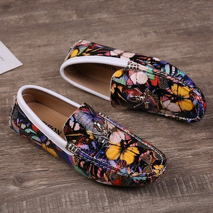 PU Winter Slip-Ons Fleece Loafers Boots lined Men's